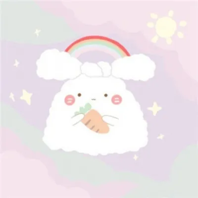 卡通情头一对两张可爱图片第1张