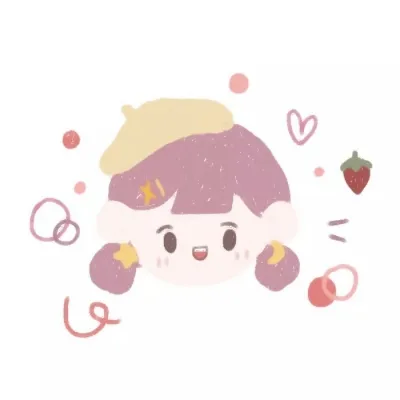 高清可爱的情侣头像卡通呆萌一对高清图片第1张