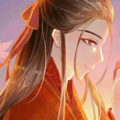 高清深情的动漫古风情侣头像一对两张图片第1张