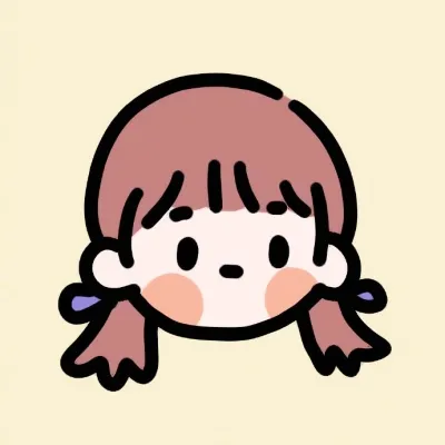 高清好看的卡通情侣头像呆萌一对可爱图片第1张