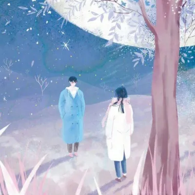 唯美情侣头像漫画第1张