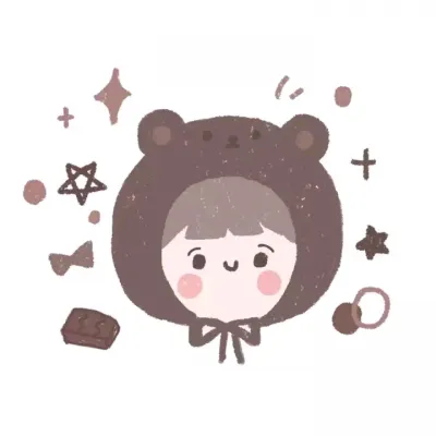 高清超萌的可爱卡通情头一半一张图片第1张