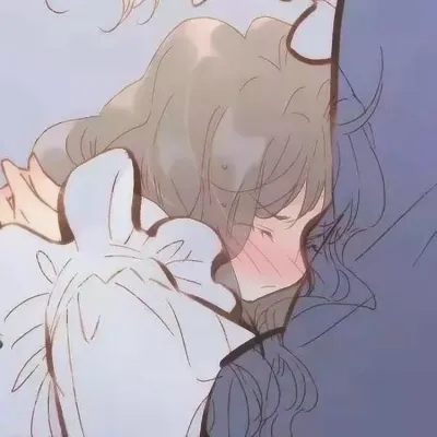 甜蜜恩爱的动漫情侣头像图片高清第1张