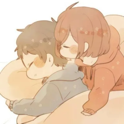 高清甜蜜的头像情侣动漫一对2张图片第1张