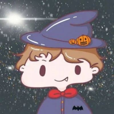 高清超萌的可爱万圣节卡通情侣头像图片大全第1张