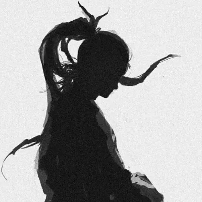 古风水墨画情侣头像第1张