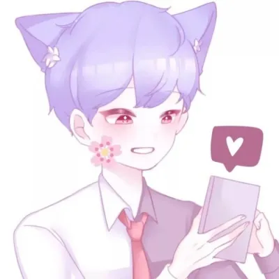 高清一对两张的情侣可爱萌萌头像卡通图片第1张