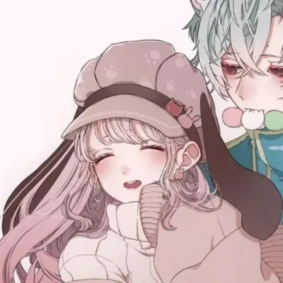 高清恩爱的动漫亲密情头一对两张图片第1张