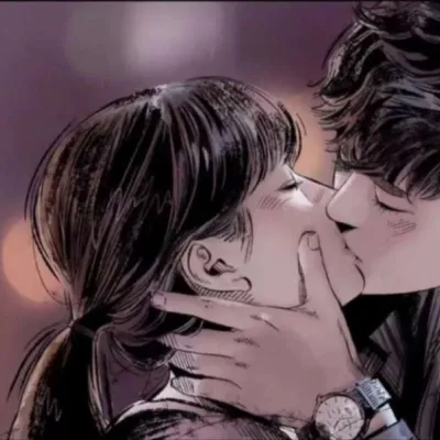 高清一对两张的qq头像二次元情侣两张图片第1张