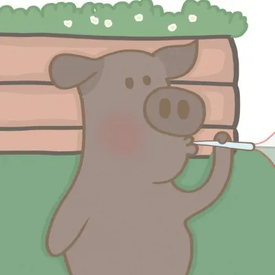 情侣头像卡通呆萌动物第1张