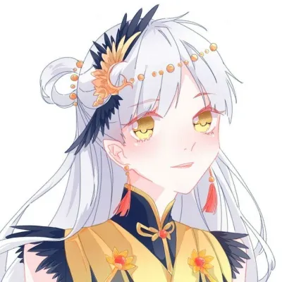 一男一女的古风高清动漫情侣头像图片第1张