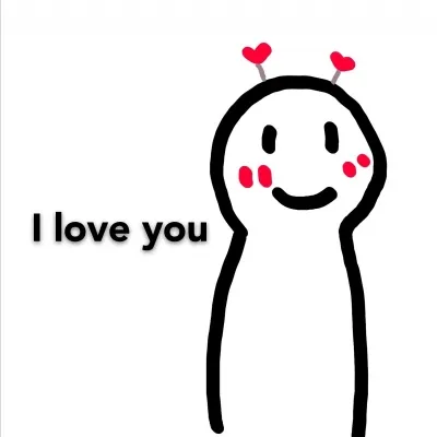 微信头像情侣简单卡通第1张