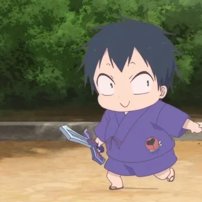 高清一对两张可爱动漫情侣头像图片第1张