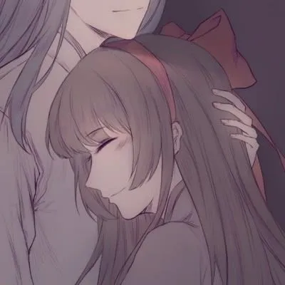 情侣拥抱动漫头像第1张