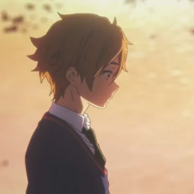 高清一男一女的动漫抖音情侣头像图片第1张