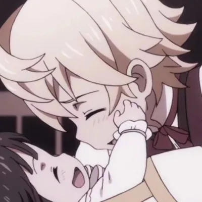 好看一对两张的动漫情侣头像高清可爱图片第1张