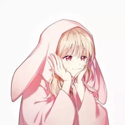 高清超级甜的情侣动漫图片头像第1张