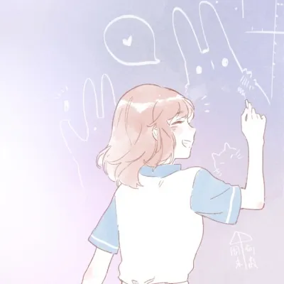 高清一男一女的好看情头二次元图片第1张