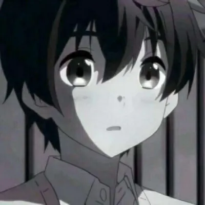 黑白动漫情侣头像一男一女第1张