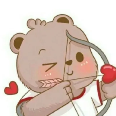 射箭可爱卡通情头第1张