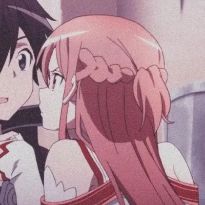 一对两张甜蜜的动漫萝莉情侣高清头像图片第1张