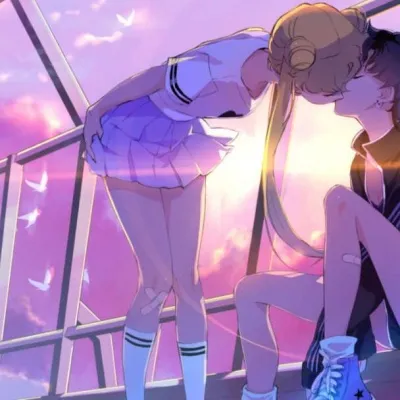 幸福动漫情侣头像第1张