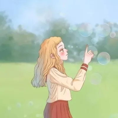 两组高清好看的唯美小清新动漫情侣头像图片第1张