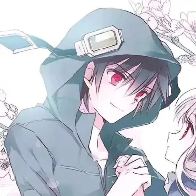 双人动漫情侣头像左右各一半第1张