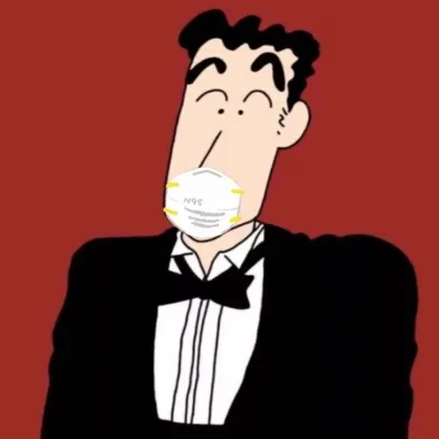 情侣口罩动漫头像第1张