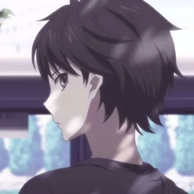 情侣头像动漫侧脸一男一女第1张