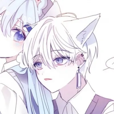 好看动漫情侣头像高清一对两张图片第1张