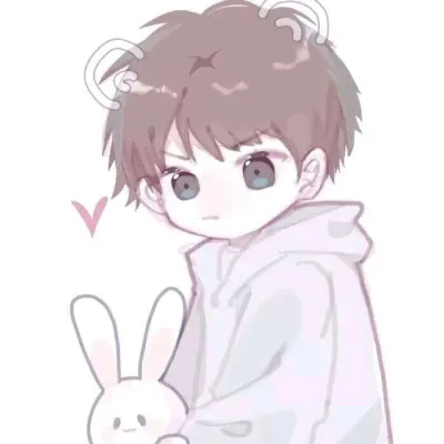 高清一对两张的男朋友对象不是人系列动漫情侣头像图片第1张