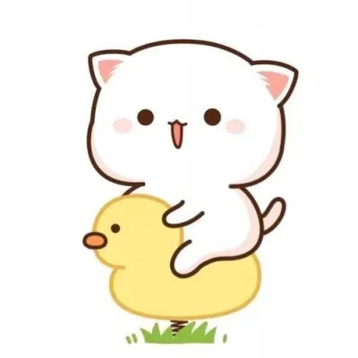 微信可爱卡通情头一对两张高清图片第1张