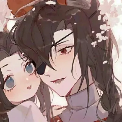 高清一对两张的情头可爱萌情侣头像动漫图片第1张