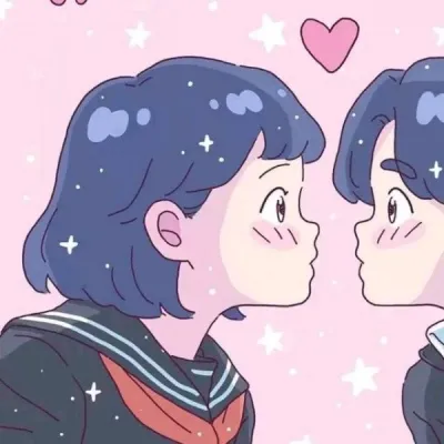 高清情侣头像一对动漫甜甜的图片第1张