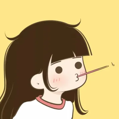 高清萌萌哒卡通情头一男一女头像图片第1张