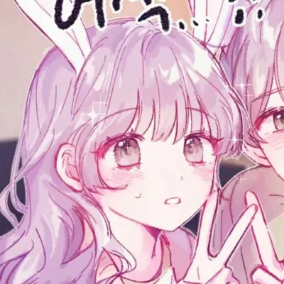 高清一对两张的情侣qq头像动漫可爱图片第1张