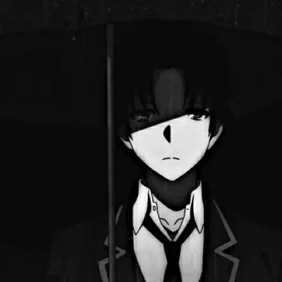 情头动漫黑白第1张