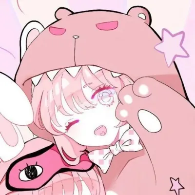 高清情侣头像微信一对卡通超萌图片第1张