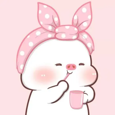 简约卡通情侣头像一对第1张