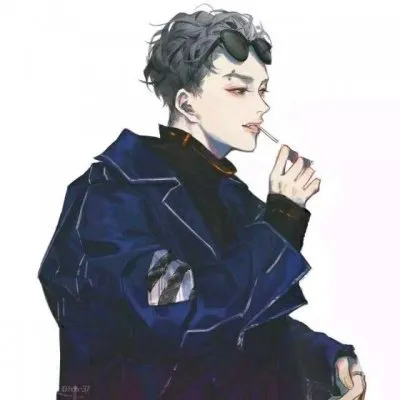 qq头像卡通男生冷酷帅图片第1张