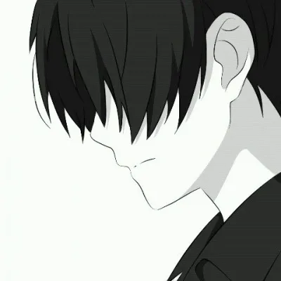 qq头像丧气的男第1张