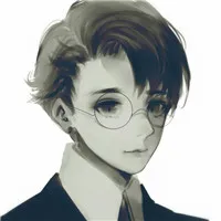 戴眼镜帅气动漫男头第1张