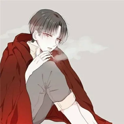 抽烟男动漫头第1张