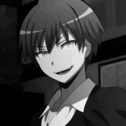 动漫男头像黑白系列第1张