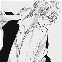 动漫男生头像帅气冷漠黑白第1张