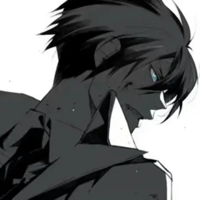 黑白霸气动漫头像男生冷酷第1张