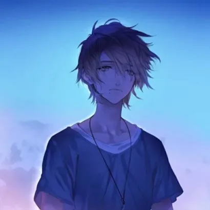 帅气伤感动漫男生头像图片第1张