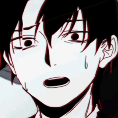 高清丧系的伤感动漫头像男黑暗系图片第1张