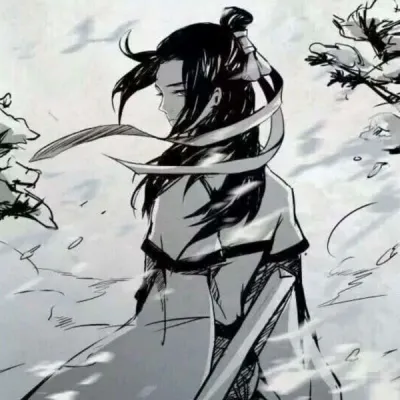 高清飘逸帅气的唯美男头像古风图片第1张